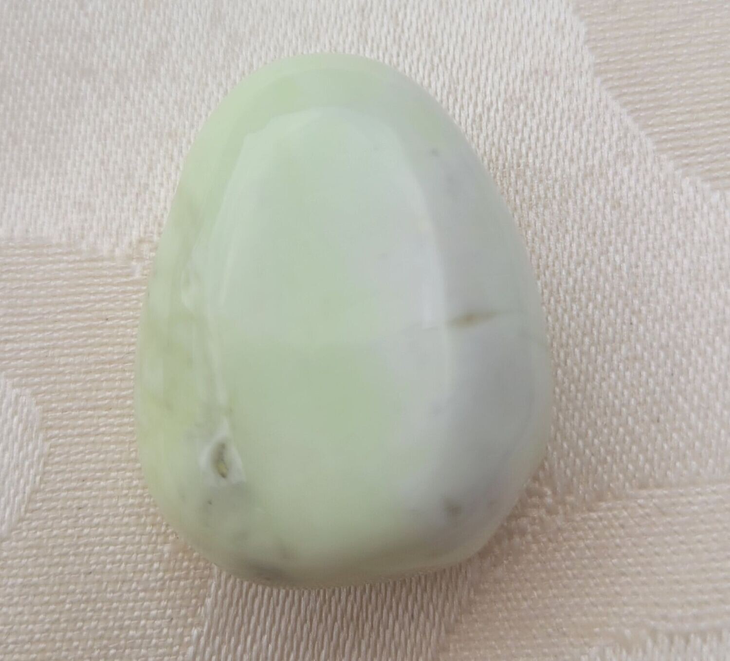 ​​​Zitronen Chrysopras - 2,5 mm gebohrt