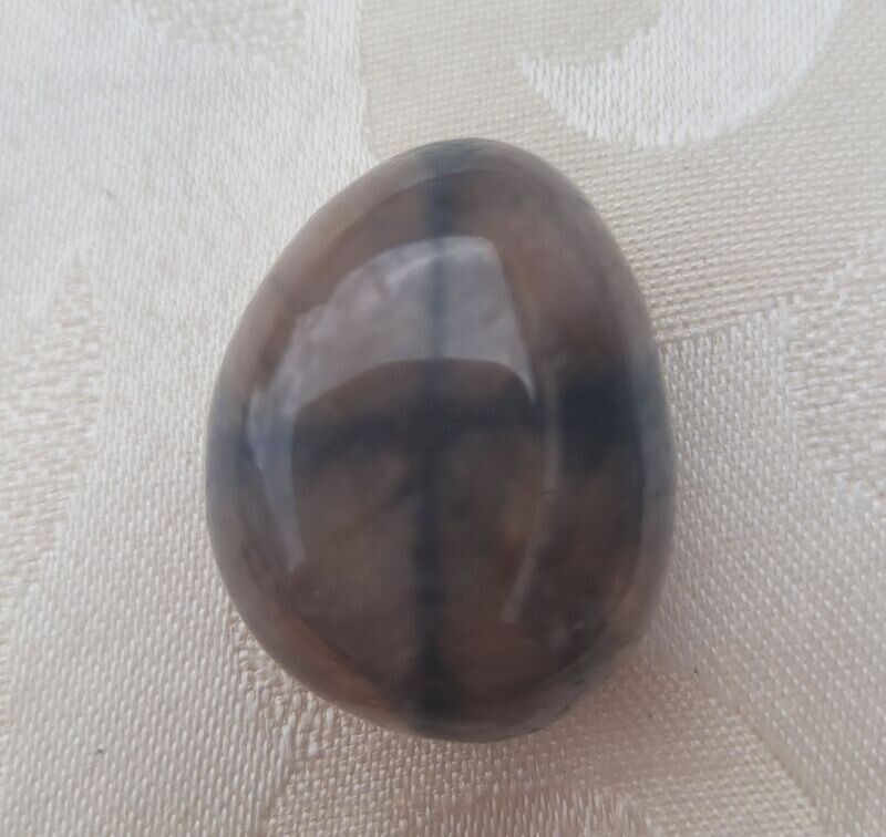 Chiastolith Kreuzstein - 2,5 mm gebohrt