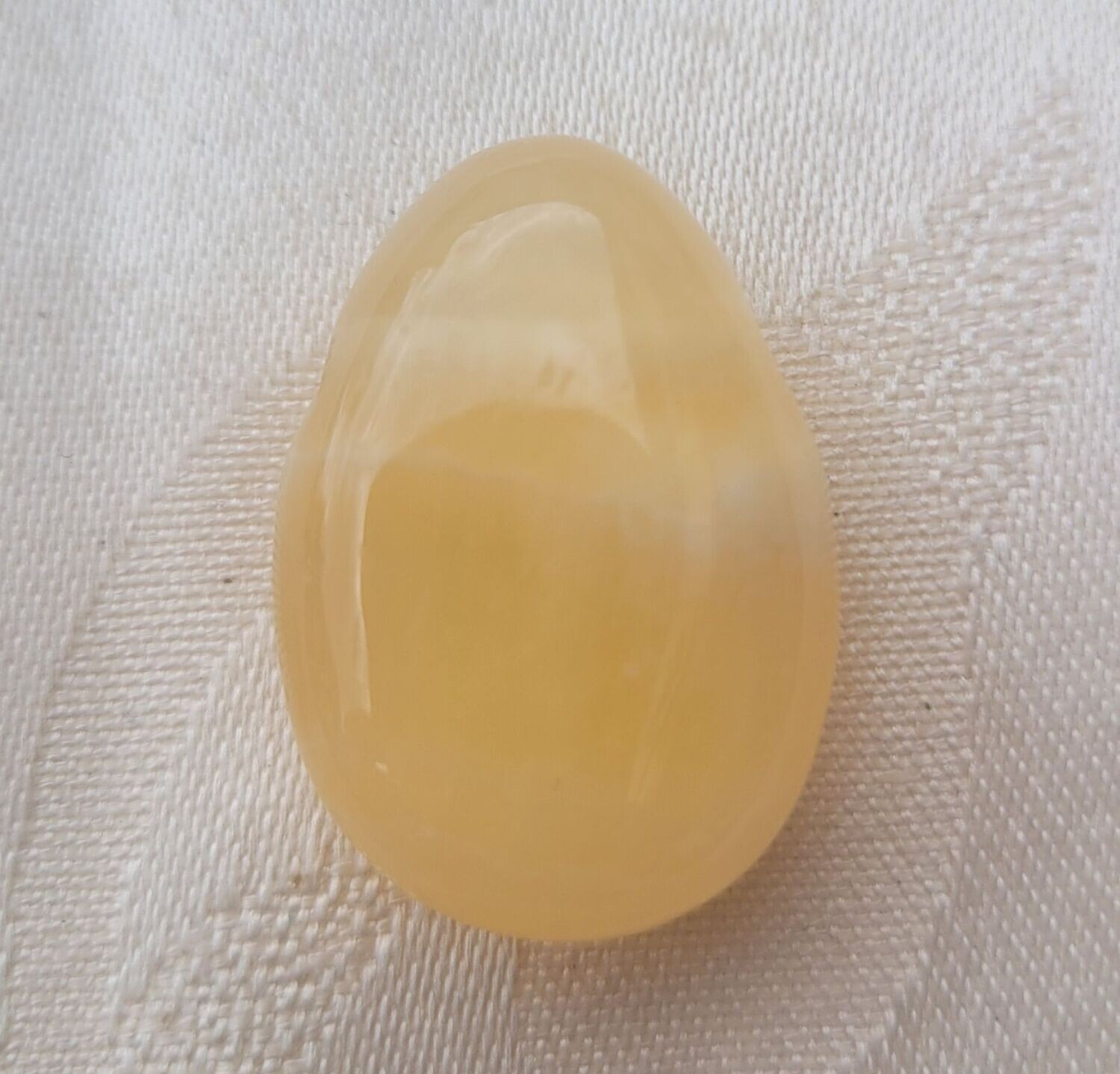 Calcit orange - 2,5 mm gebohrt