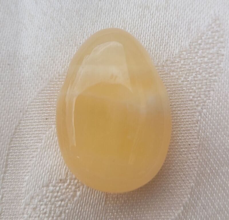 Calcit orange - 2,5 mm gebohrt