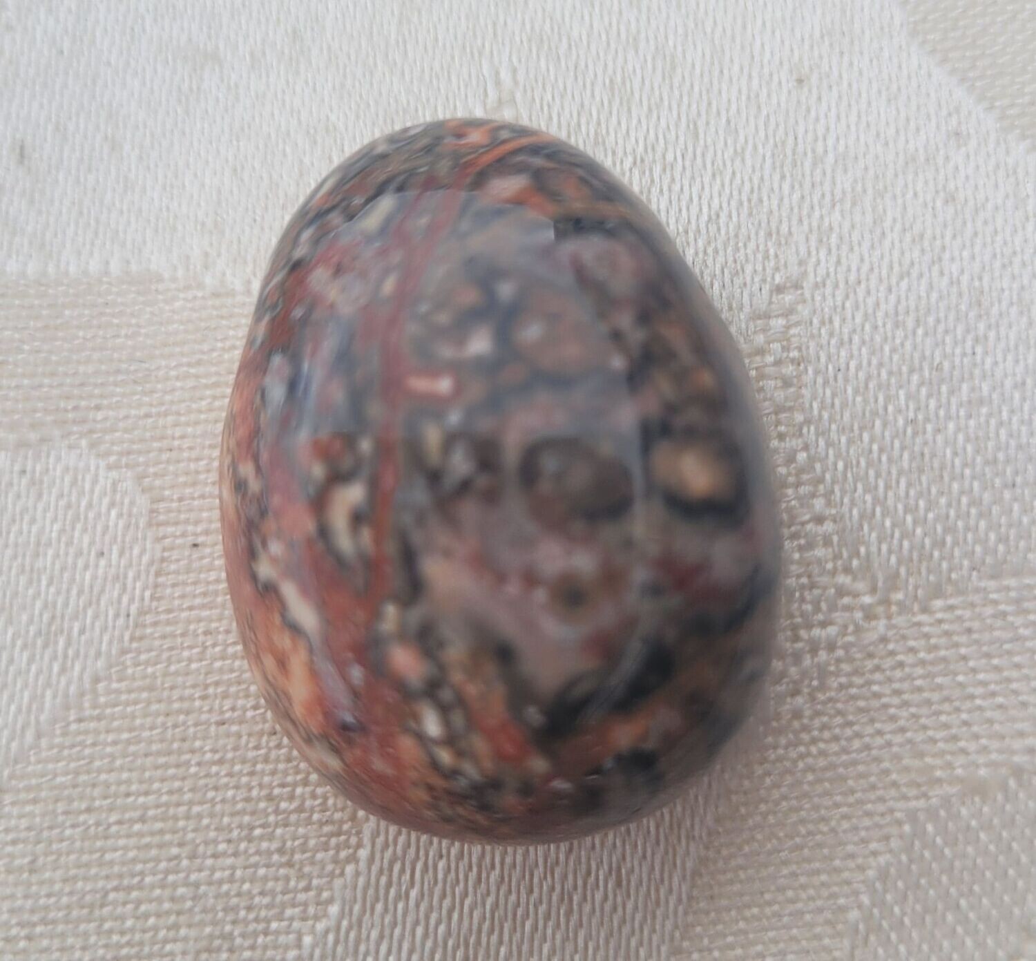 Leoparden Jaspis - 2,5 mm gebohrt