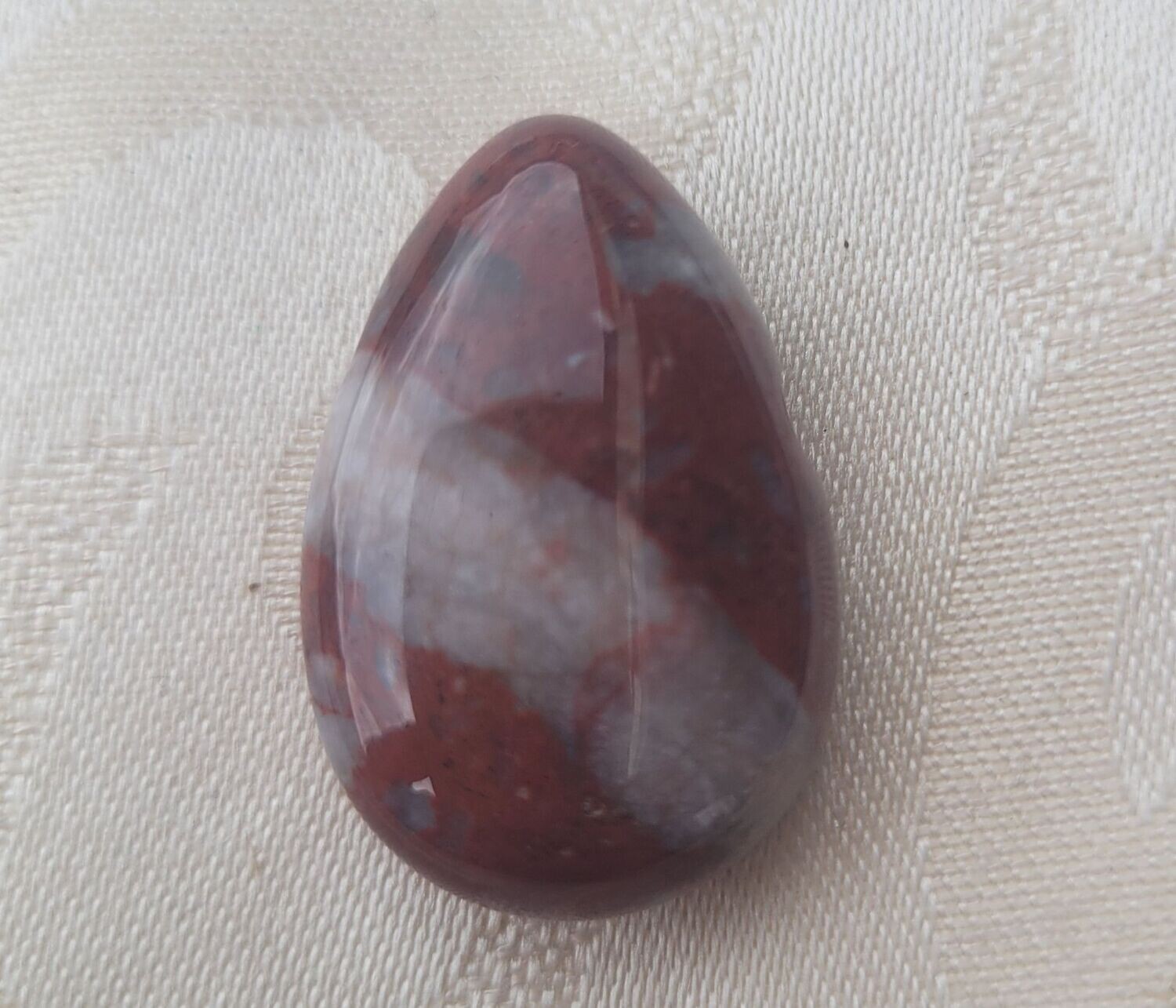 ​Breckzien Jaspis - 2,5 mm gebohrt