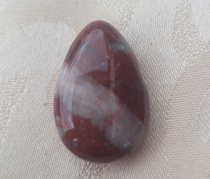 ​Breckzien Jaspis - 2,5 mm gebohrt