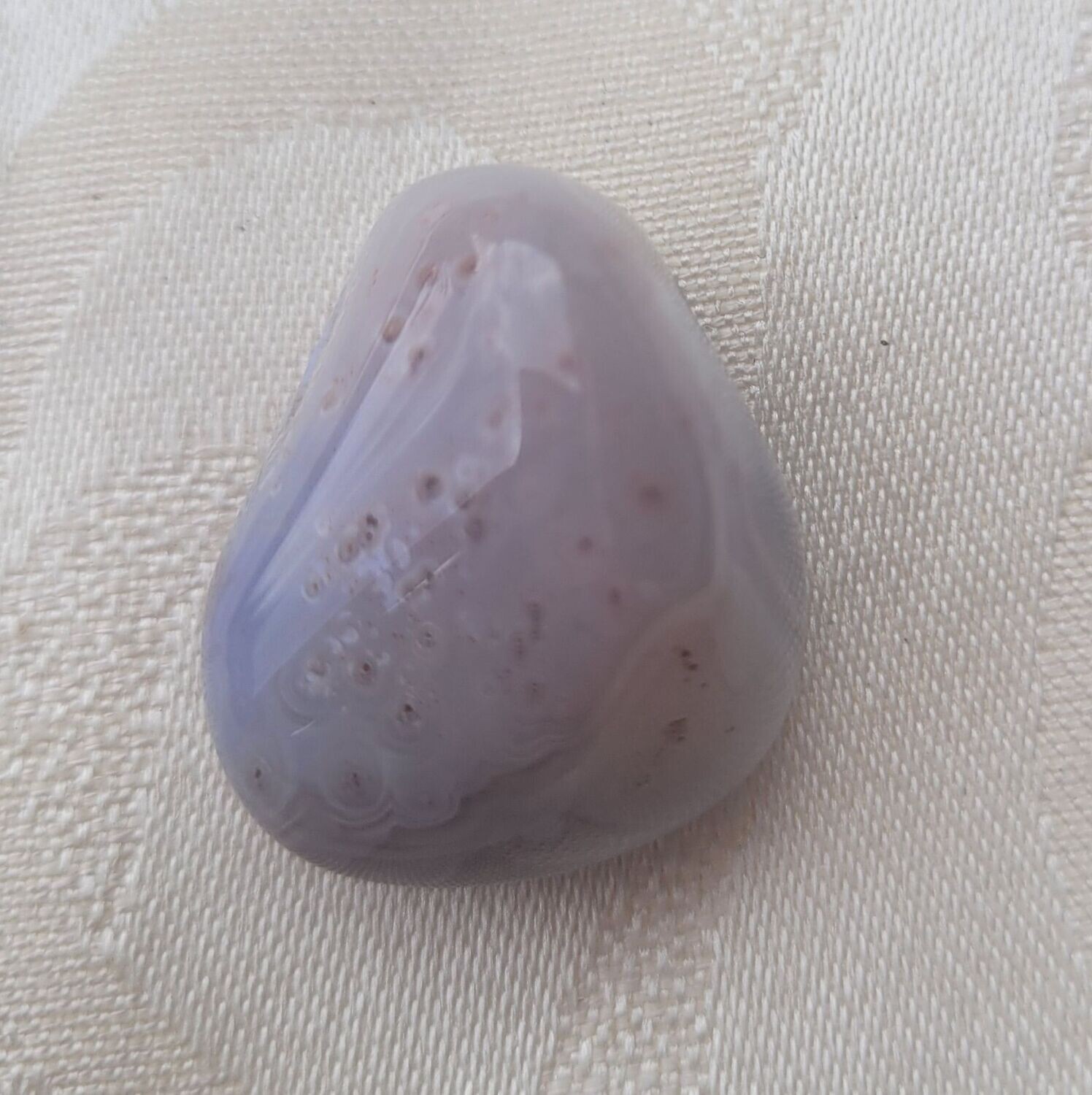 ​Botswana Achat - 2,5 mm gebohrt