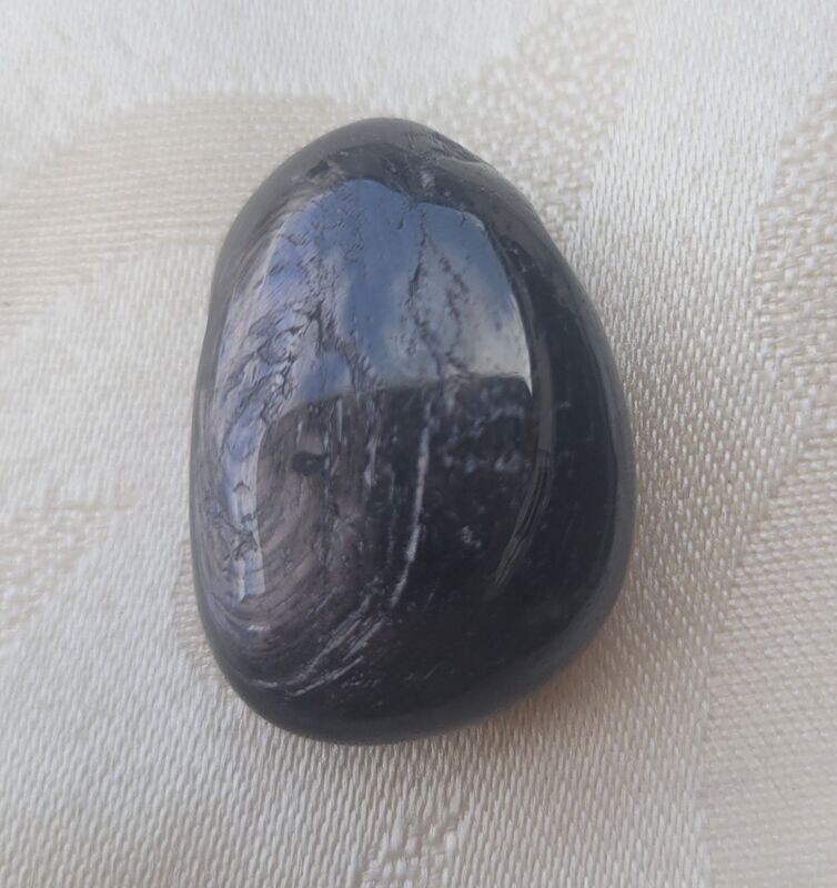 ​​Silber Obsidian - 2,5 mm gebohrt