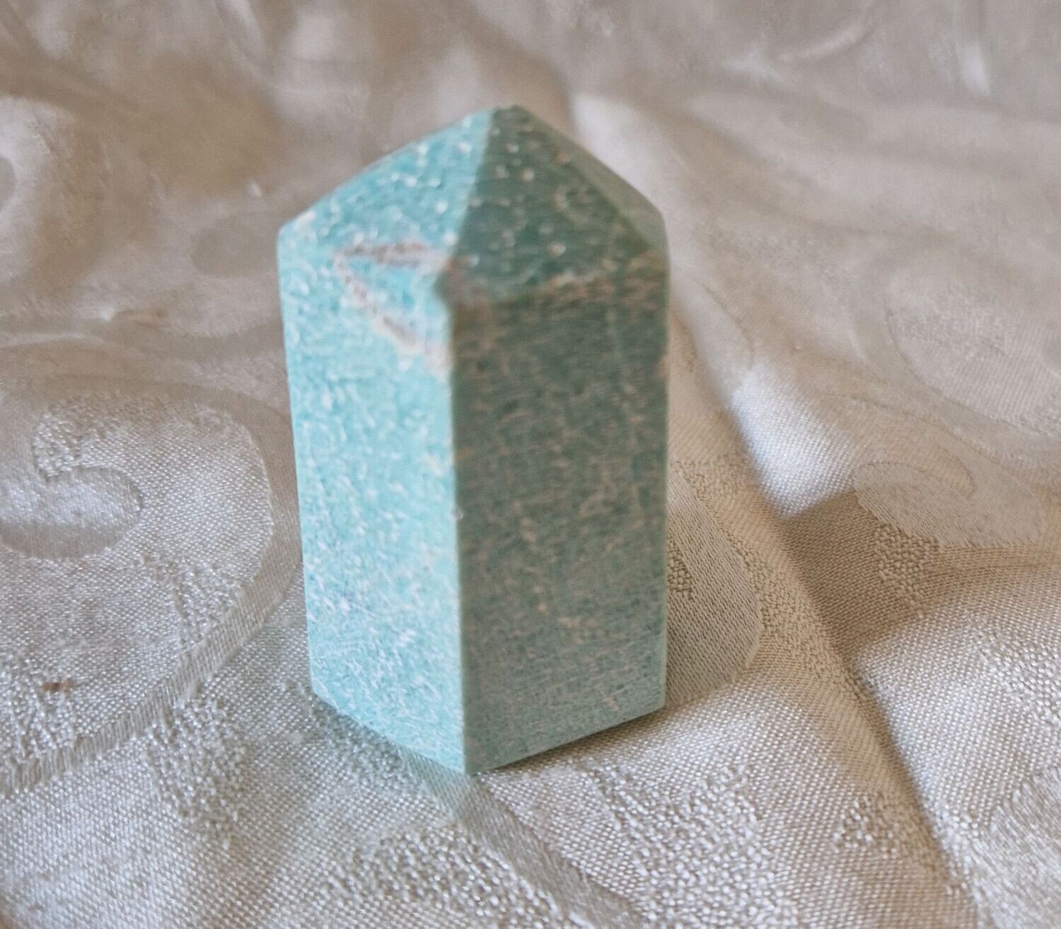 Blauer Flecken Jaspis - Turm - Spitze - Obelisk