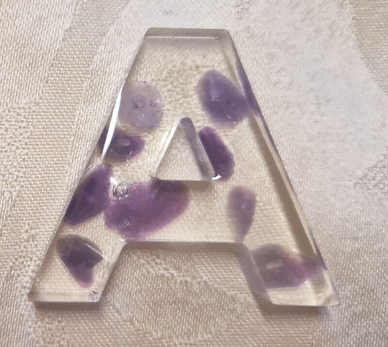 Amethyst in Epoxidharz - A