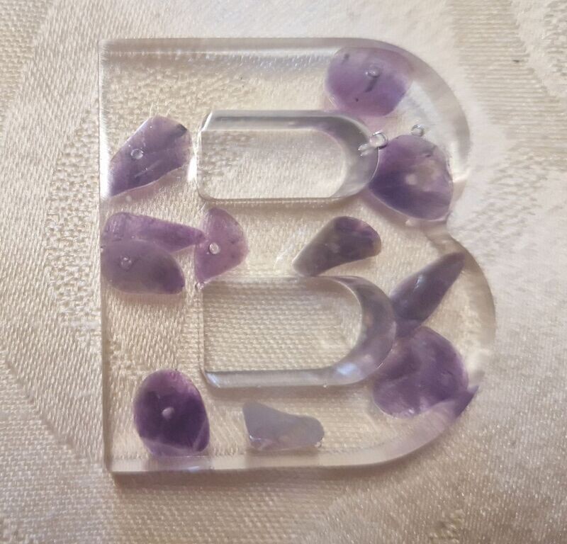 ​Amethyst in Epoxidharz - B