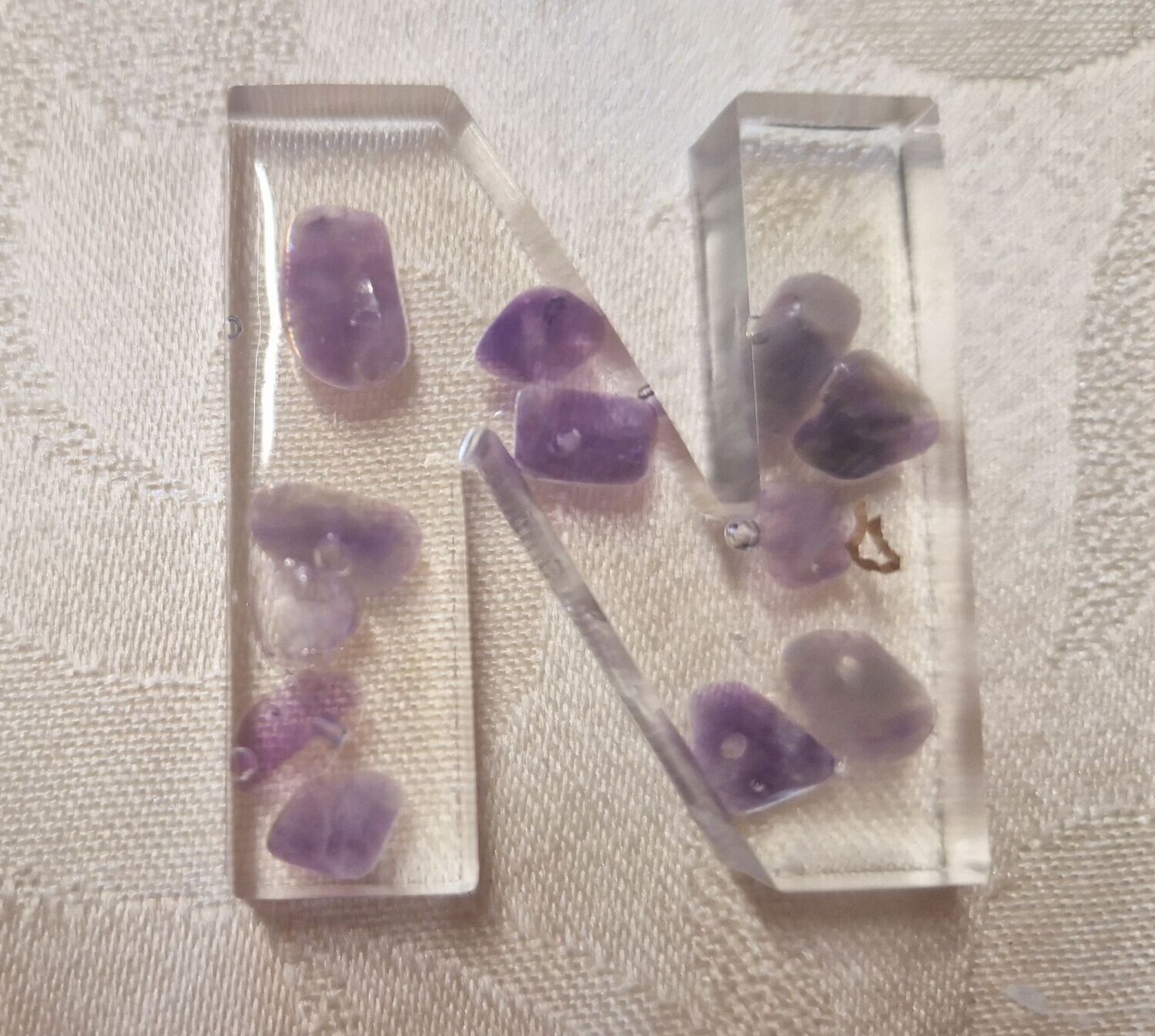 ​Amethyst in Epoxidharz - N