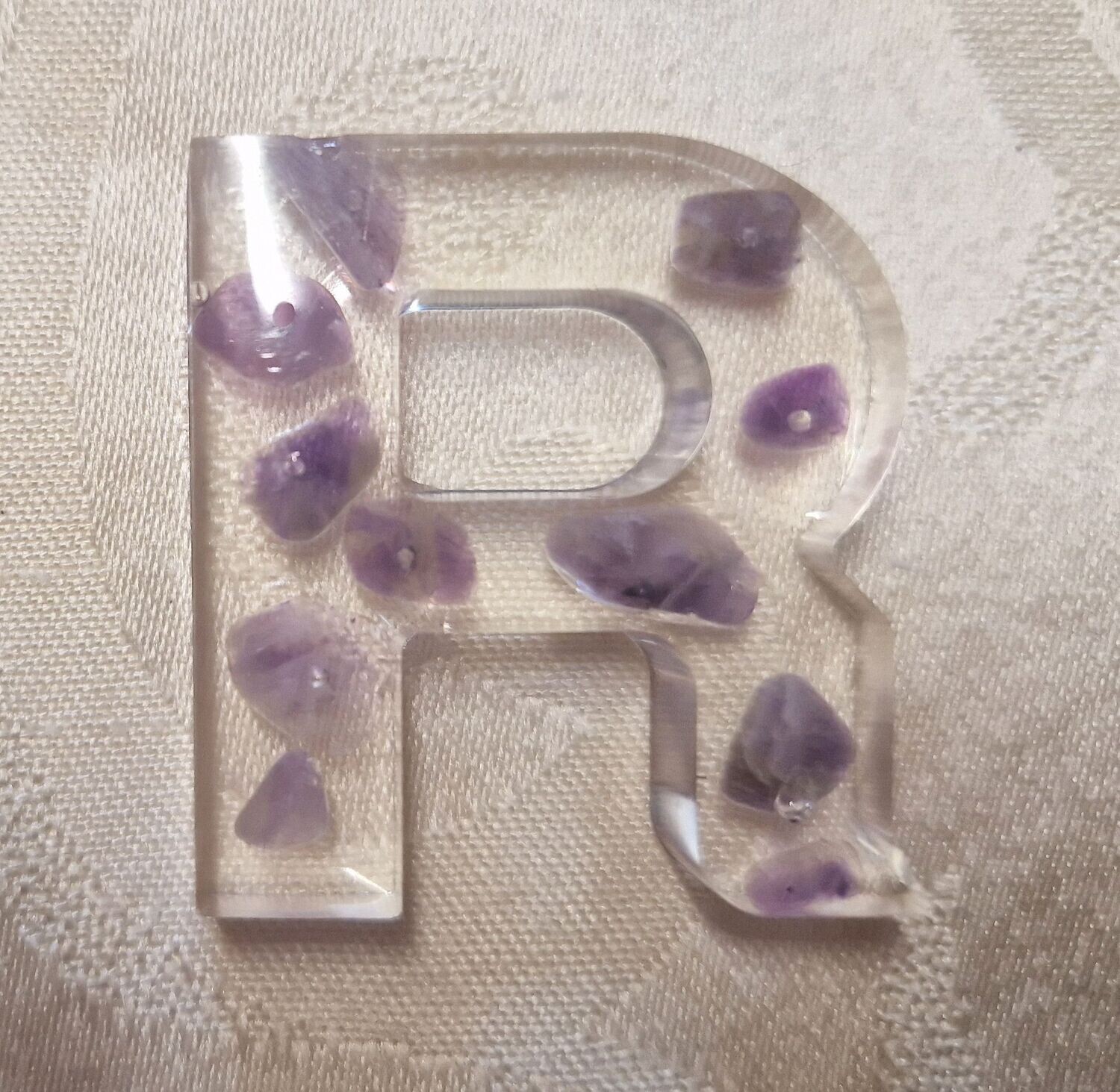 ​​​​​Amethyst in Epoxidharz - R