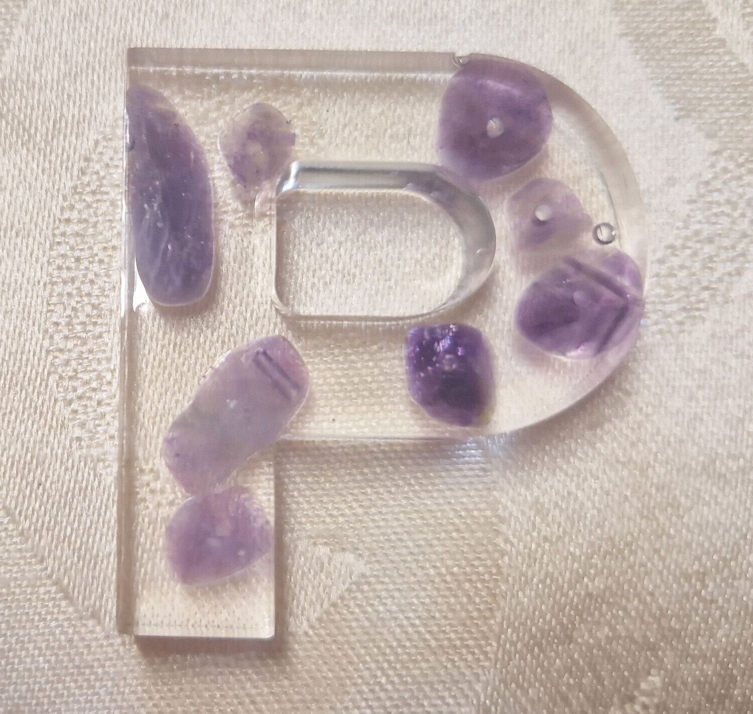 ​​​Amethyst in Epoxidharz - P