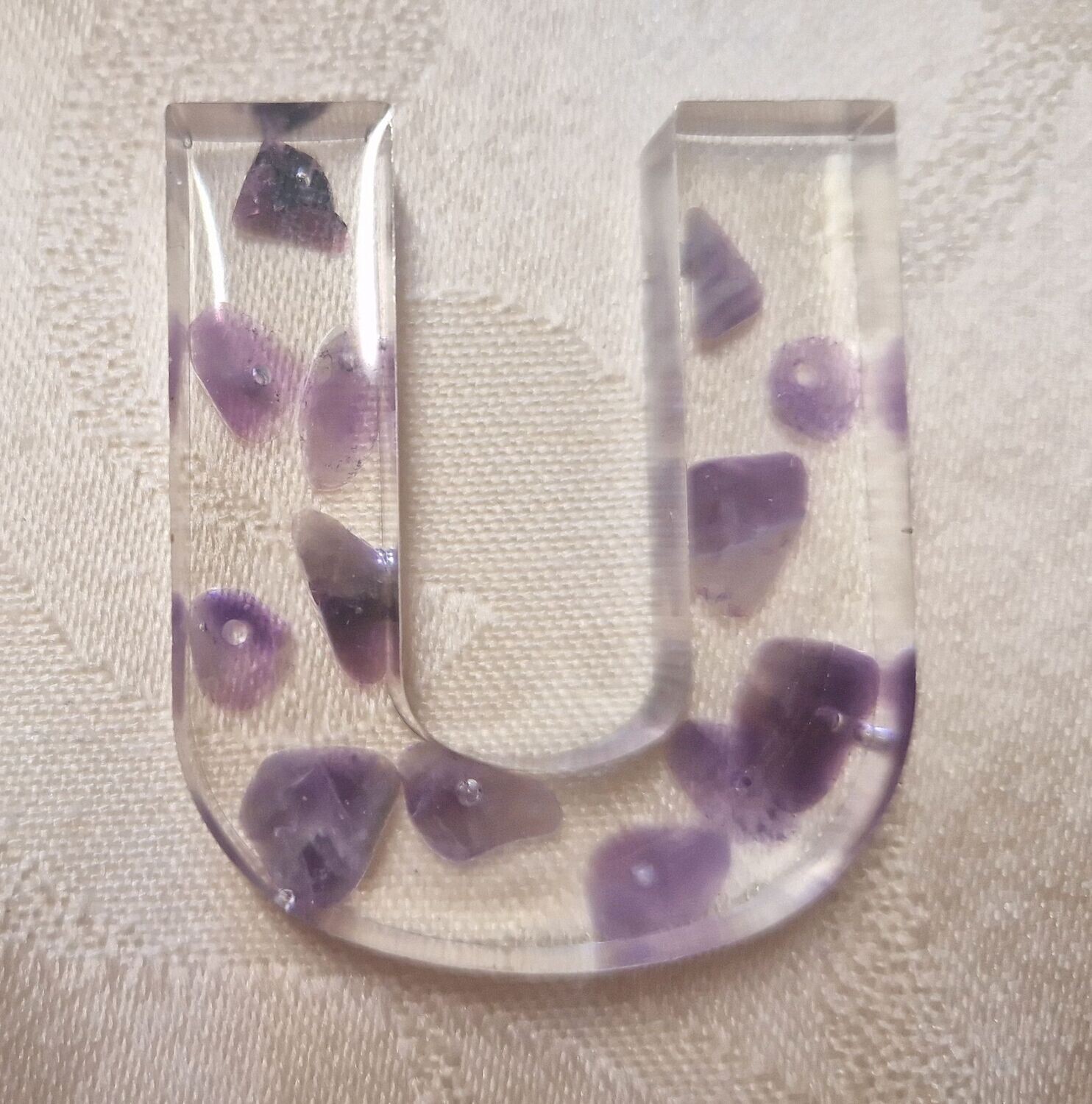 ​​​​​​​​Amethyst in Epoxidharz - U