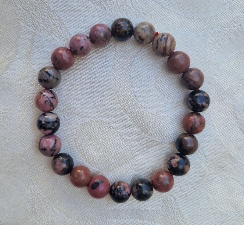 ​Rhodonit Armband - 8 mm