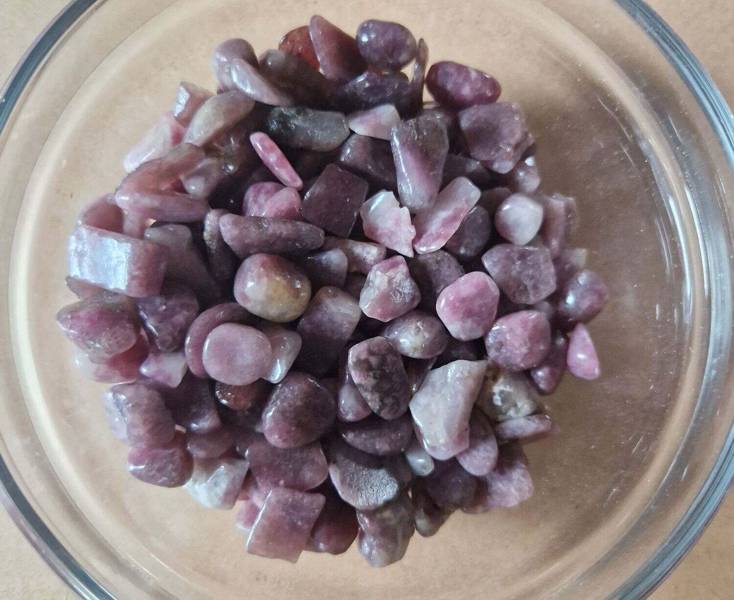 Lepidolith - 100 gr - 4 bis 12 mm