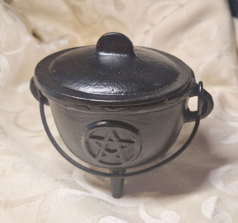 Hexenkessel - Pentagram - Gusseisen