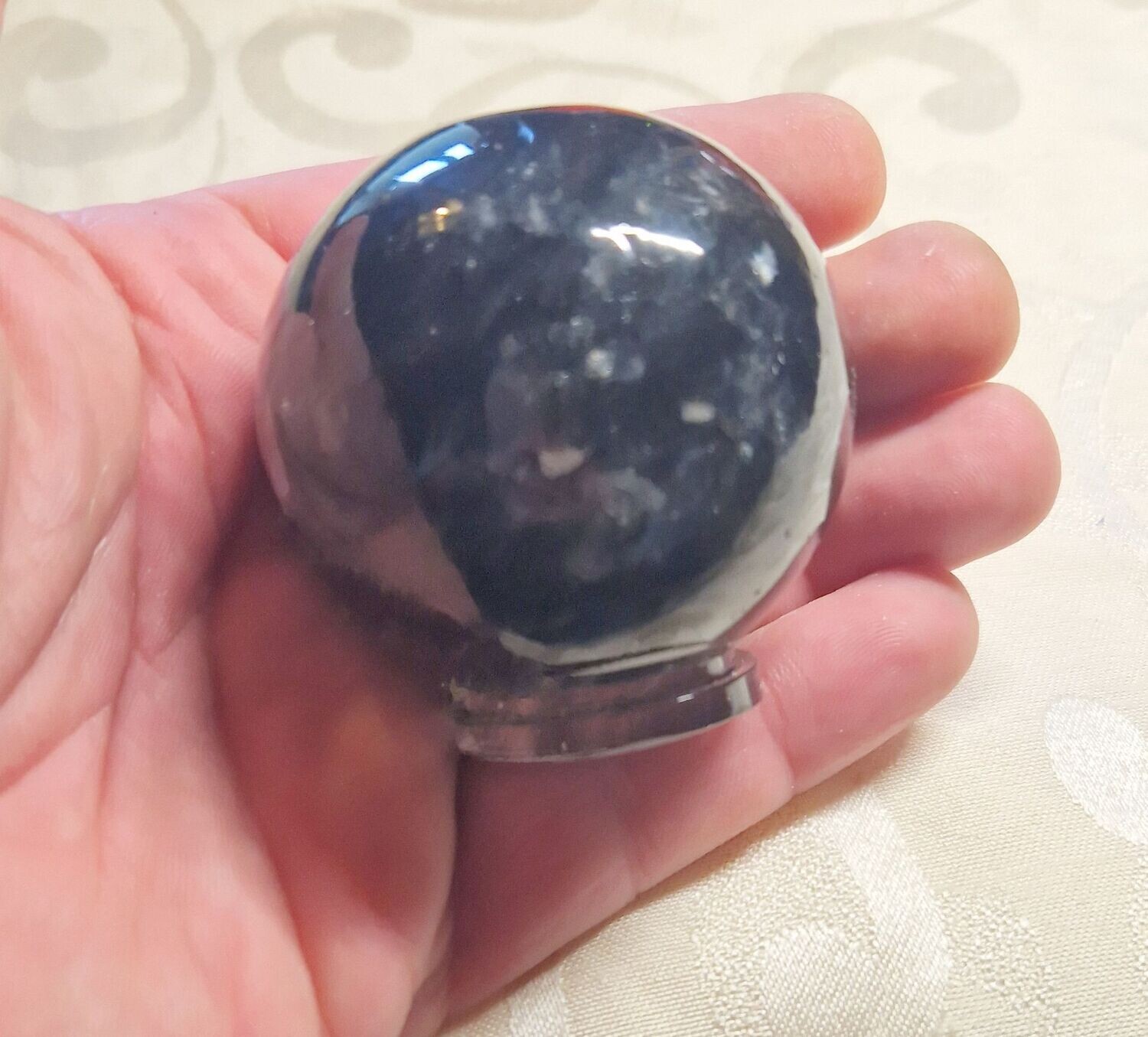 Orgonit Kugel mit Turmalin - ca. 5,5 cm