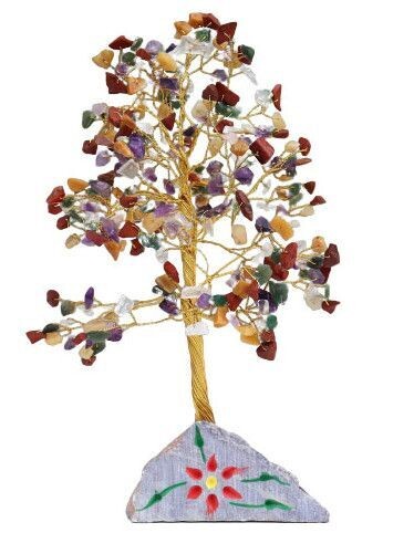 Indischer Edelsteinbaum - 320 Multi-Steine