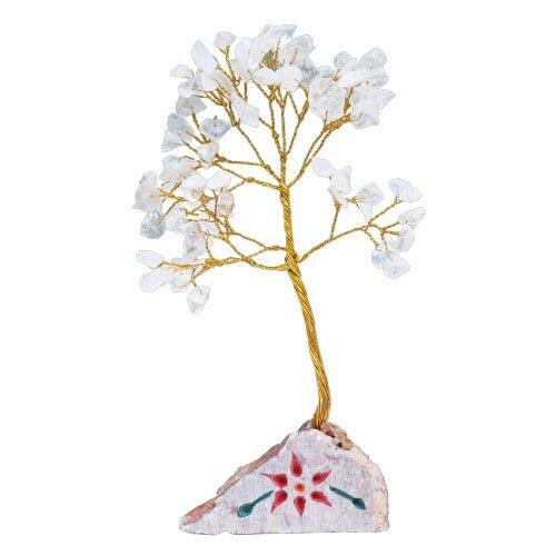 ​Indischer Edelsteinbaum - 80 Steine Bergkristall