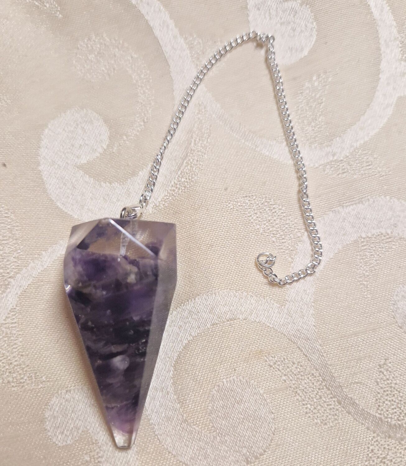 ​Orgonit Pendel - indischer Amethyst