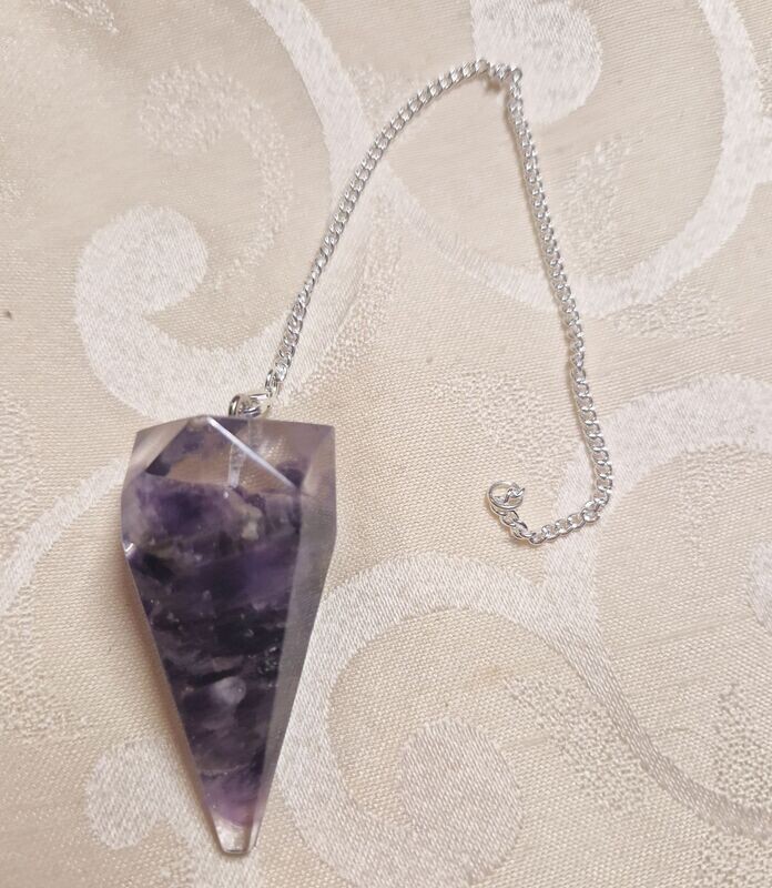 ​Orgonit Pendel - indischer Amethyst