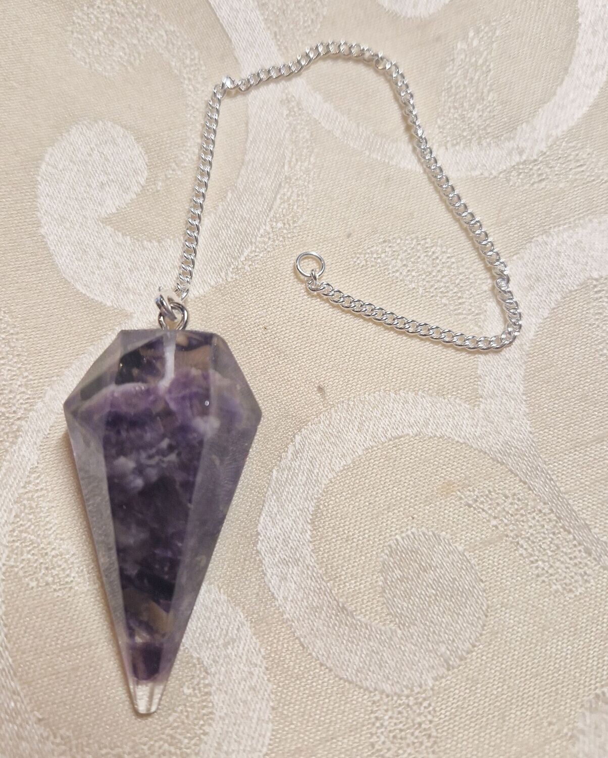 ​Orgonit Pendel - indischer Amethyst