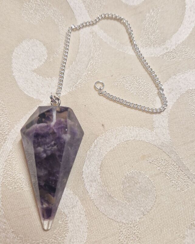 ​Orgonit Pendel - indischer Amethyst