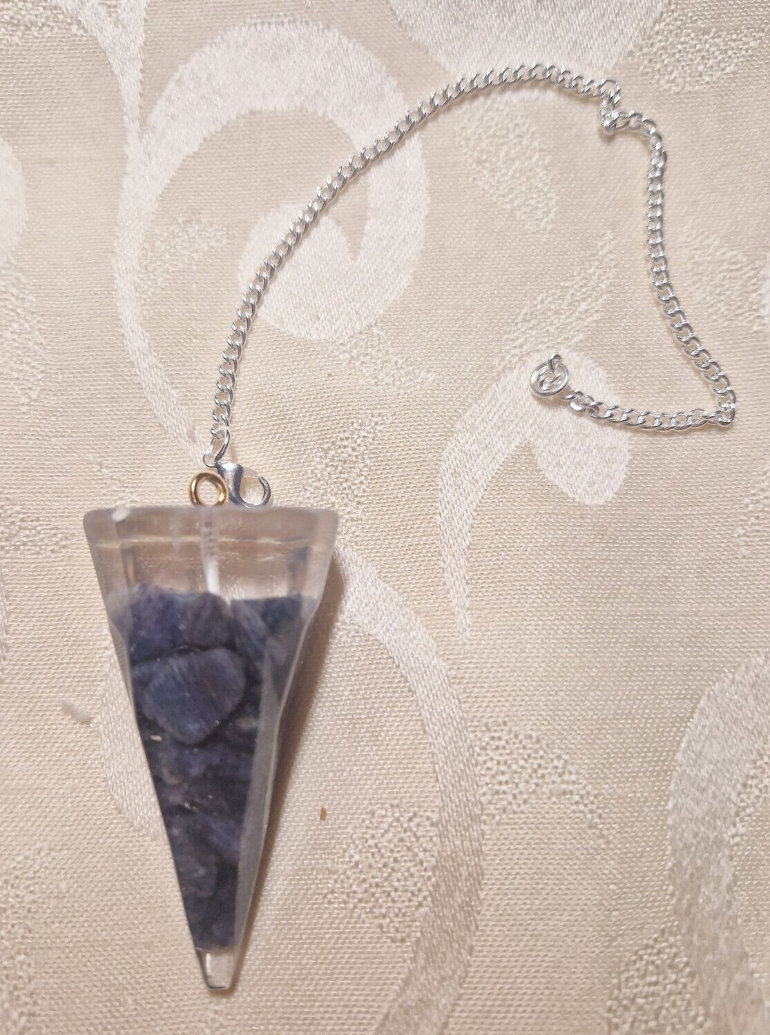 Orgonit Pendel - blauer Aventurin