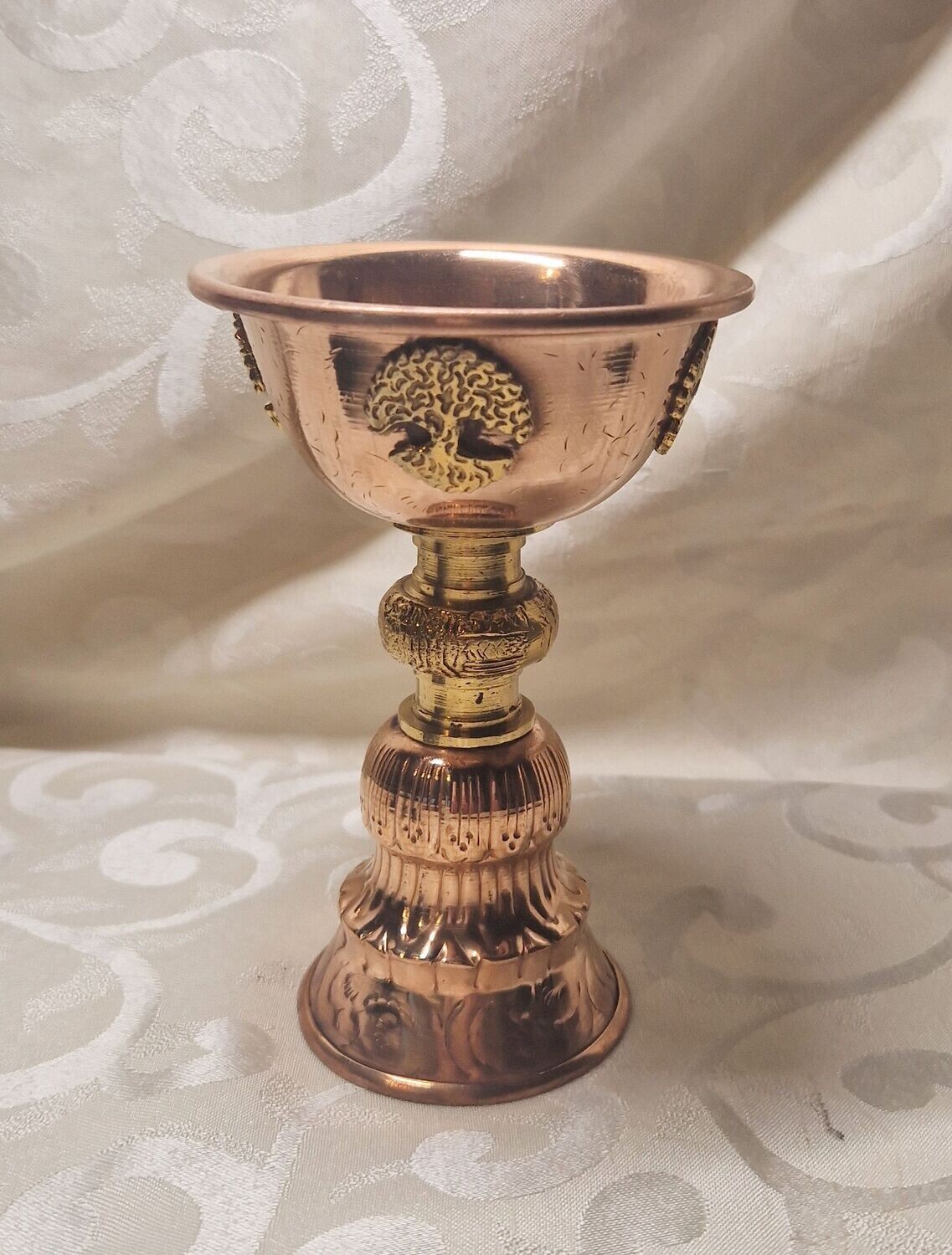 Ritualkelch aus Kupfer mit dem Baum des Lebens