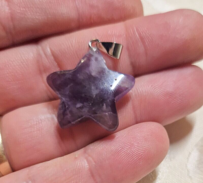 ​Anhänger - Stern - Amethyst