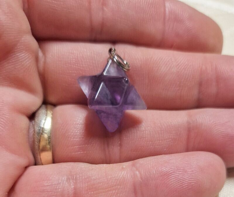 Merkaba - Anhänger - Amethyst
