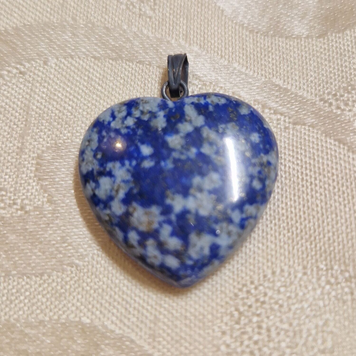 ​Herz-Anhänger - Lapislazuli - 25 mm