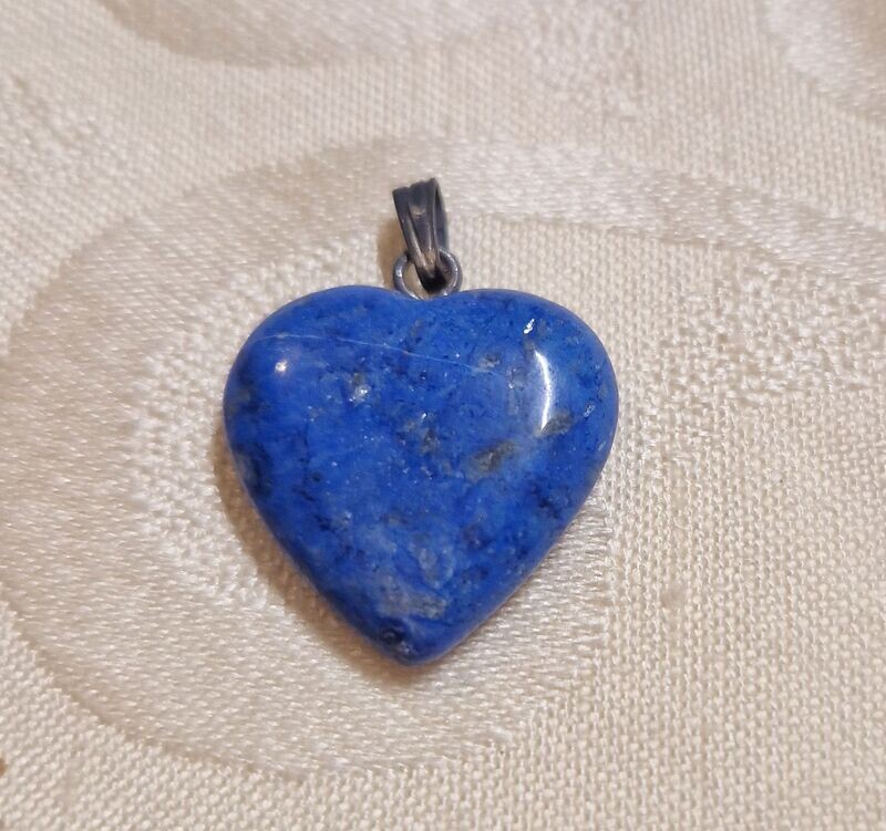 Herz-Anhänger - Lapislazuli - 20 mm