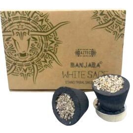Banjara - 6 Harzbecher - White Sage/weisser Salbei