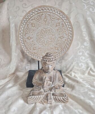 Buddha Feng Shui Set -Klassisches Mandala – natürlich