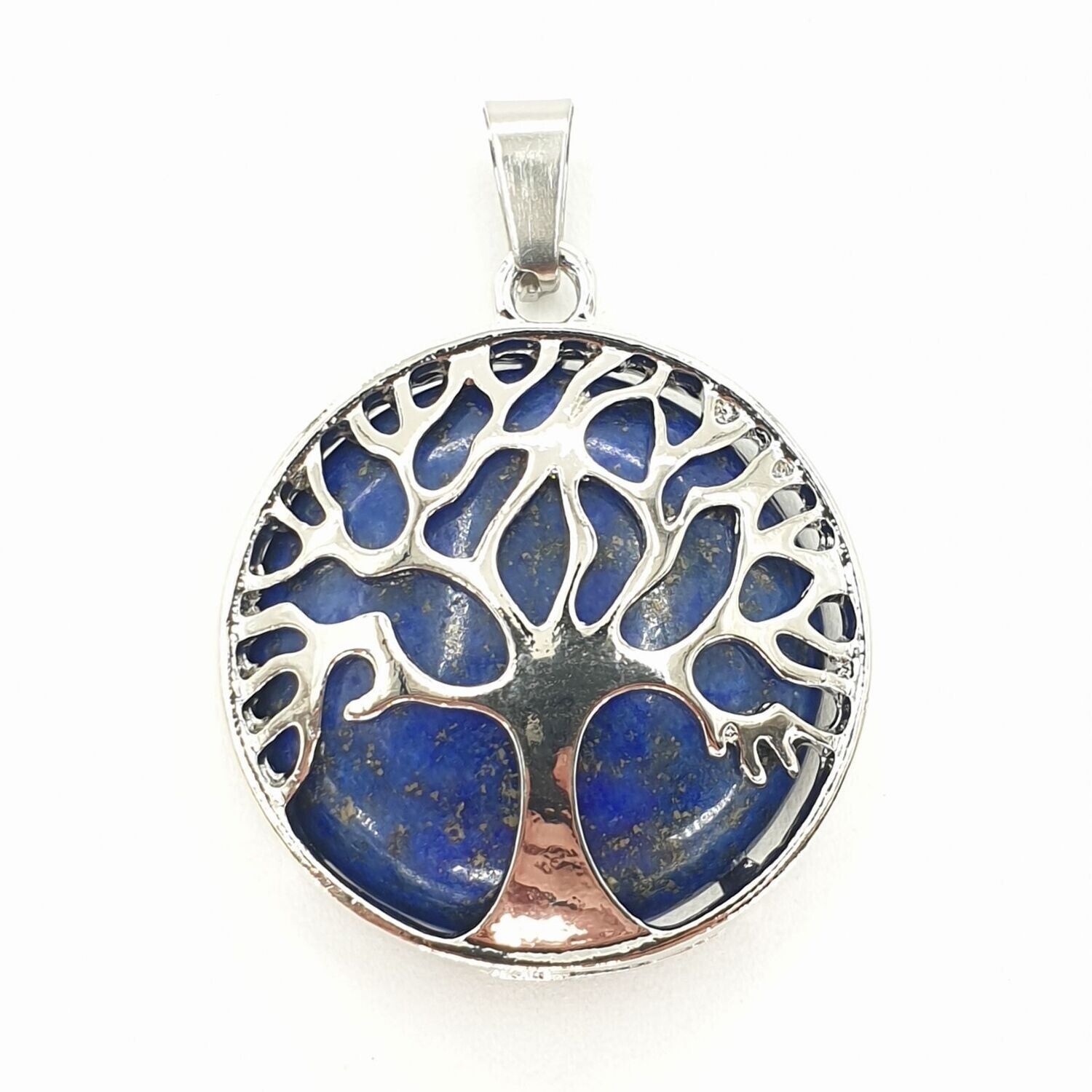 Lapislazuli Baum des Lebens Edelsteinanhänger