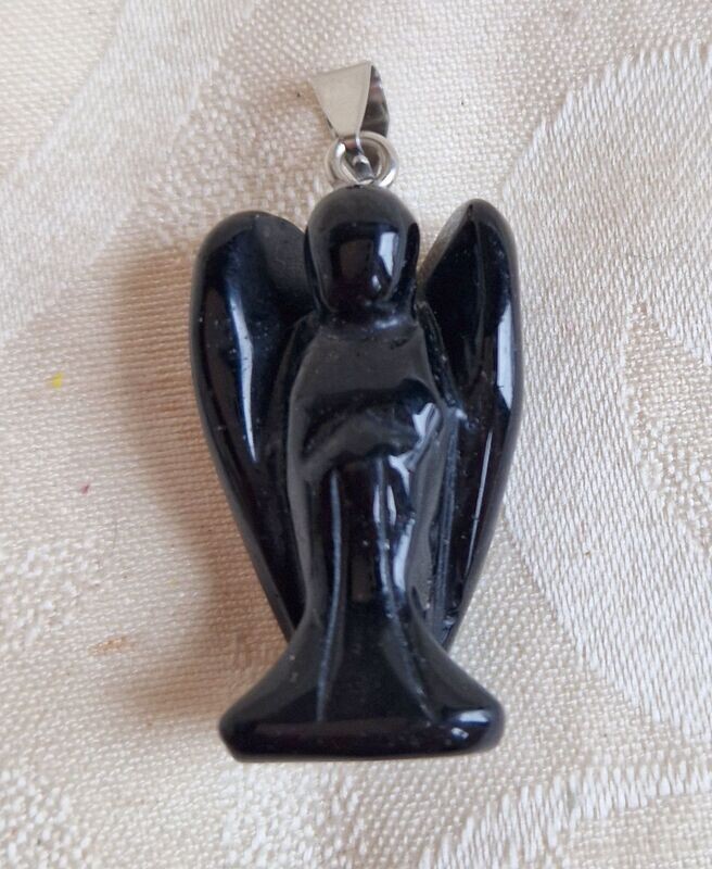 ​​​Edelsteinanhänger Onyx Engel