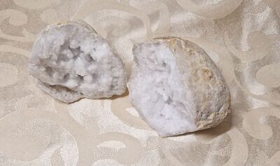 Geoden Kristall - 10 cm - 2 Teile