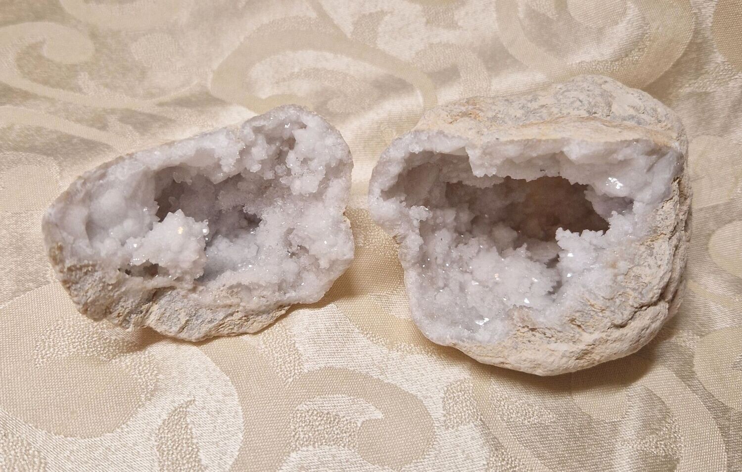 Geoden Kristall - 11 cm - 2 Teile
