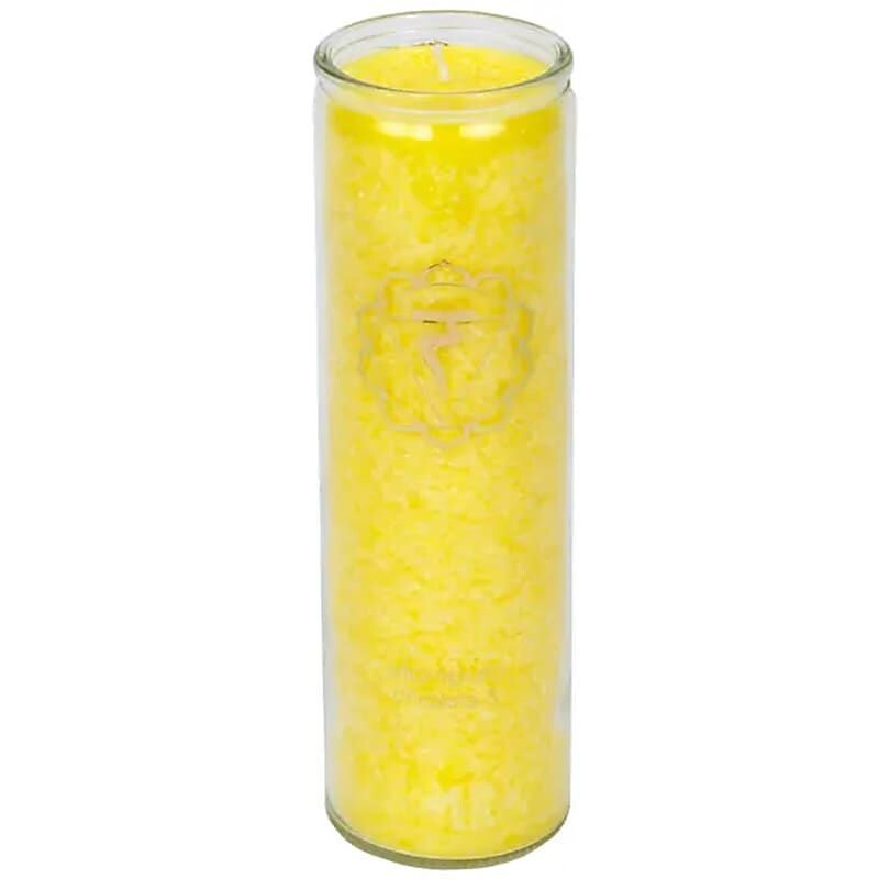 ​Duftkerze Stearin 3. Chakra - Manipura - Solarplexus-Chakra - Willenskraft