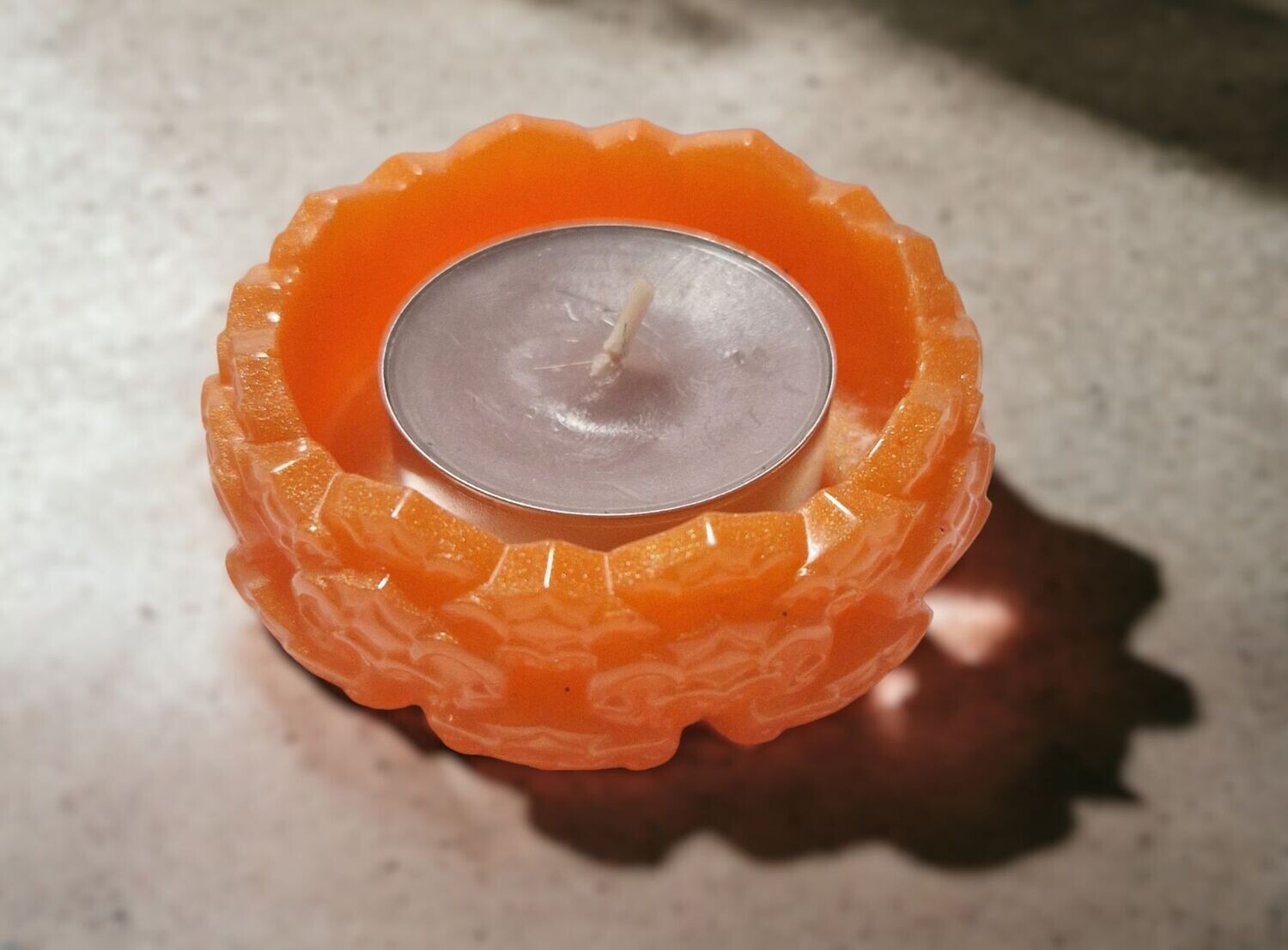 ​Kerzenhalter in orange