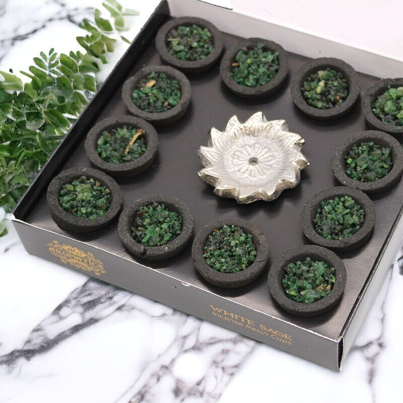 ​AW Aromatics - 12 Harztöpfchen - White Sage/weisser Salbei