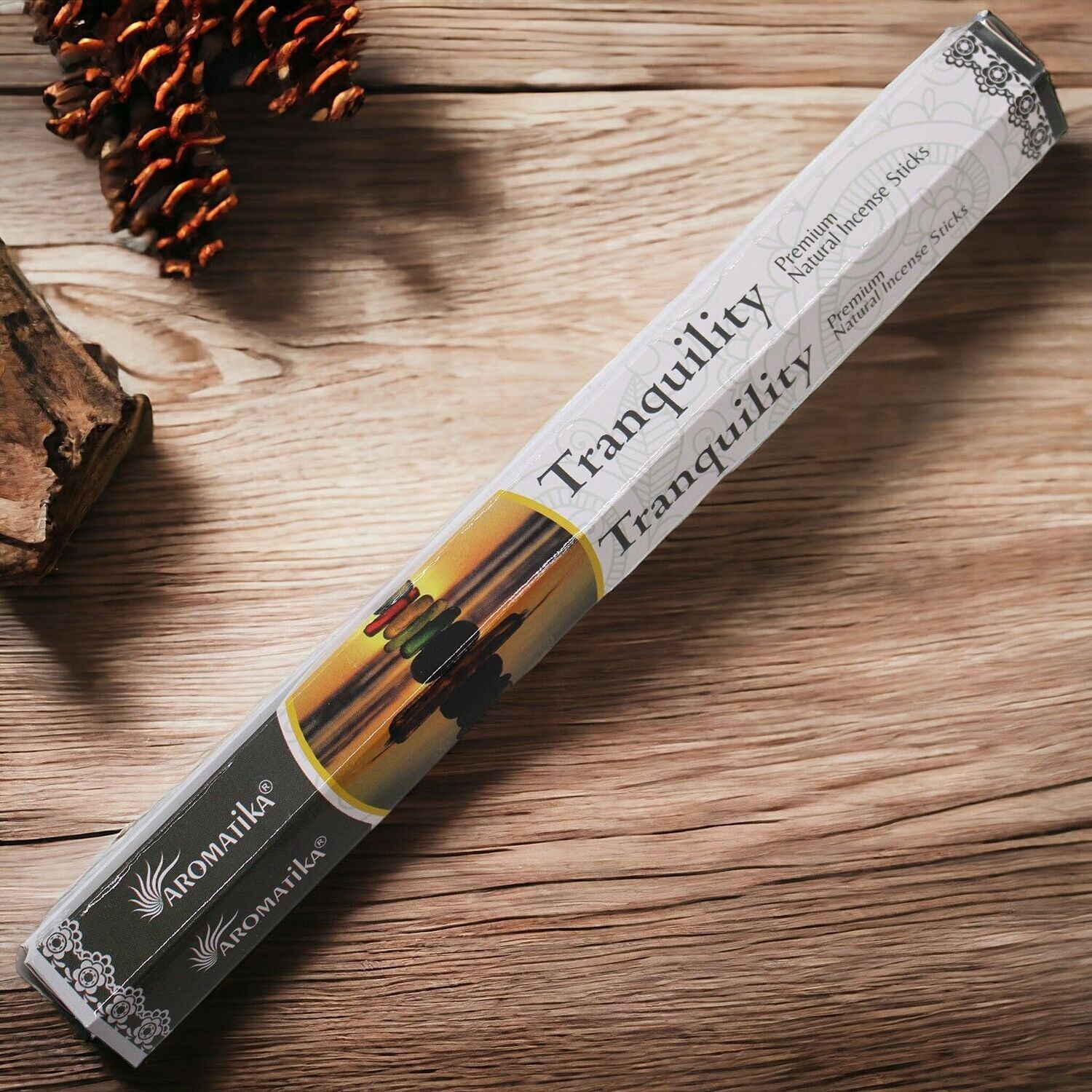 ​​Aromatika Premium - Tranquility - Ruhe - 1 Packung mit 20 Räucherstäbchen