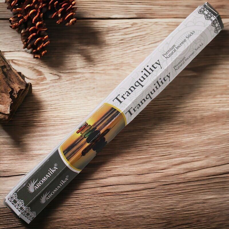 ​​Aromatika Premium - Tranquility - Ruhe - 1 Packung mit 20 Räucherstäbchen