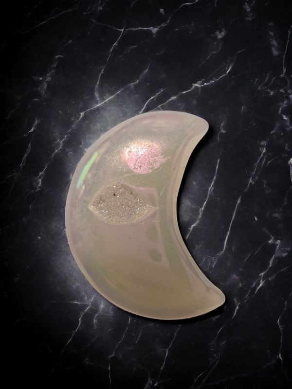 Geoden Achat - Mond - 5 cm