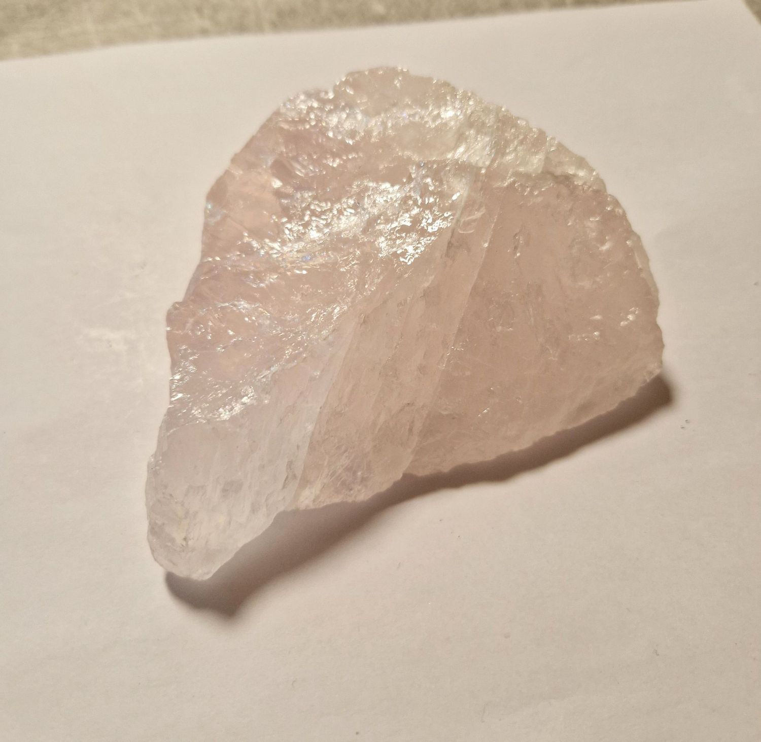 ​Rosenquarz Abschnitte