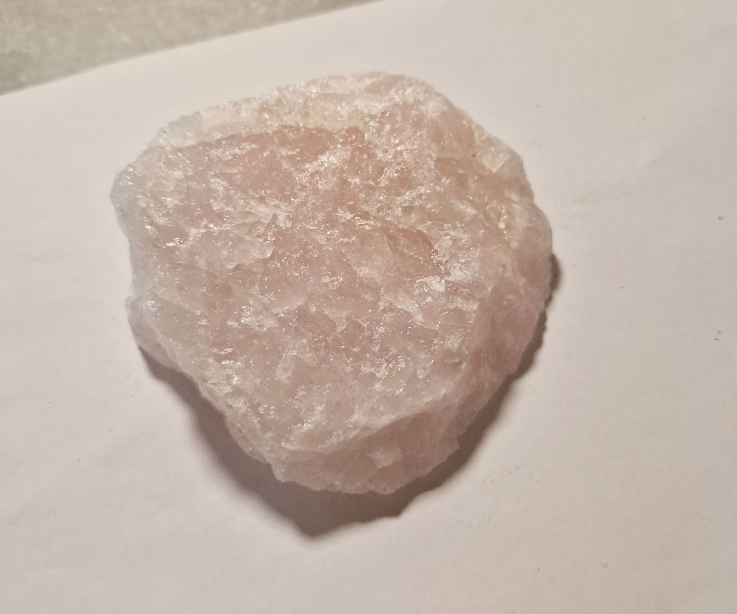 ​Rosenquarz Abschnitte