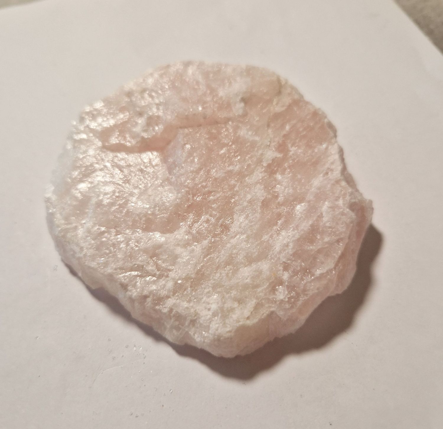 ​Rosenquarz Abschnitte