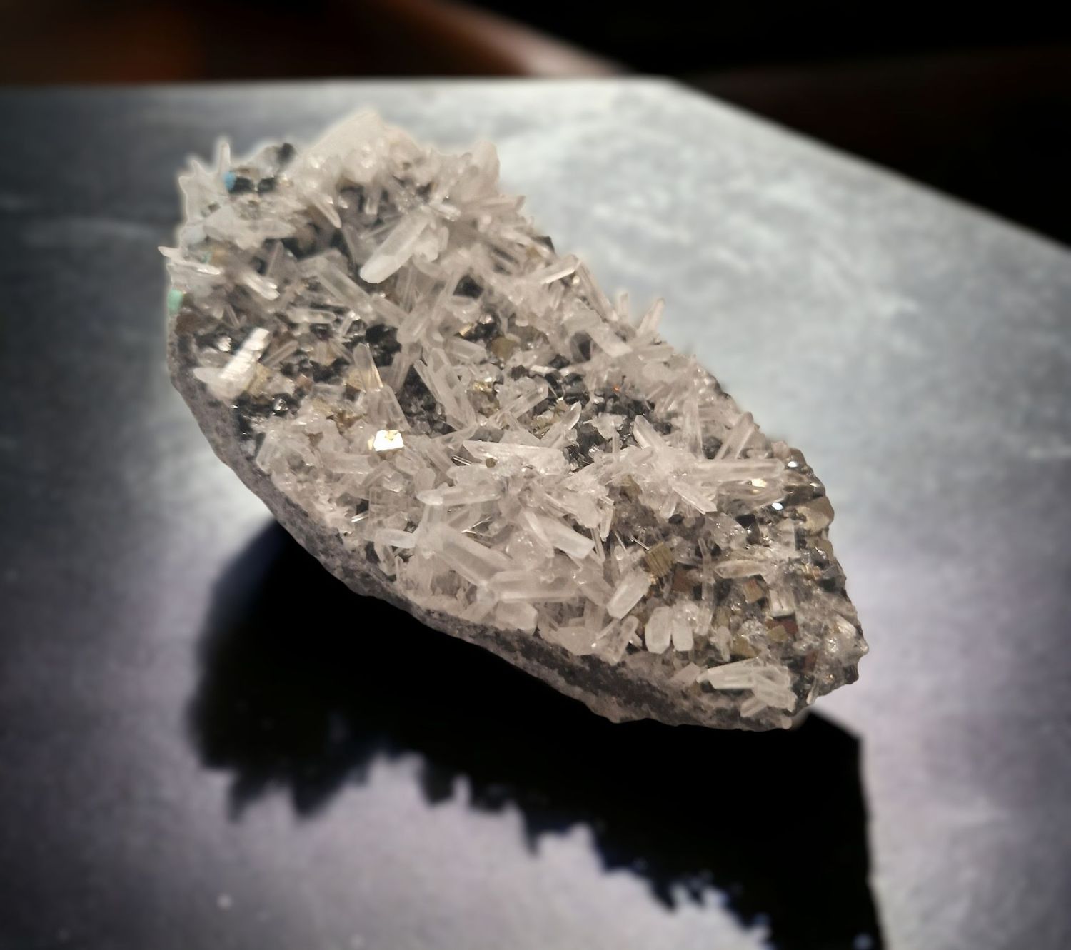 ​Bergkristall/Galenit/Pyrit