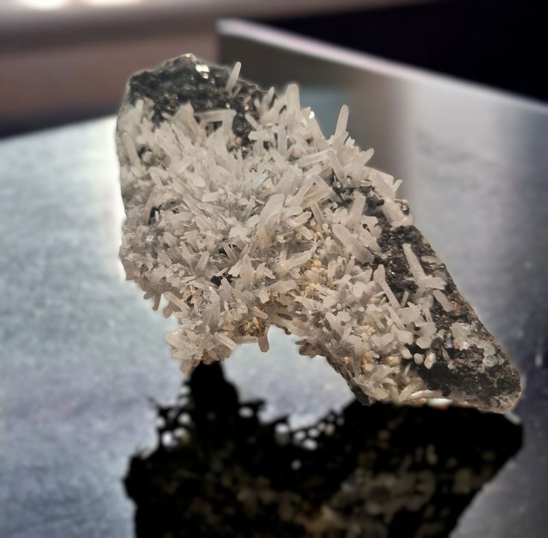 Bergkristall/Galenit/Pyrit Bergkristall/Galenit/Pyrit