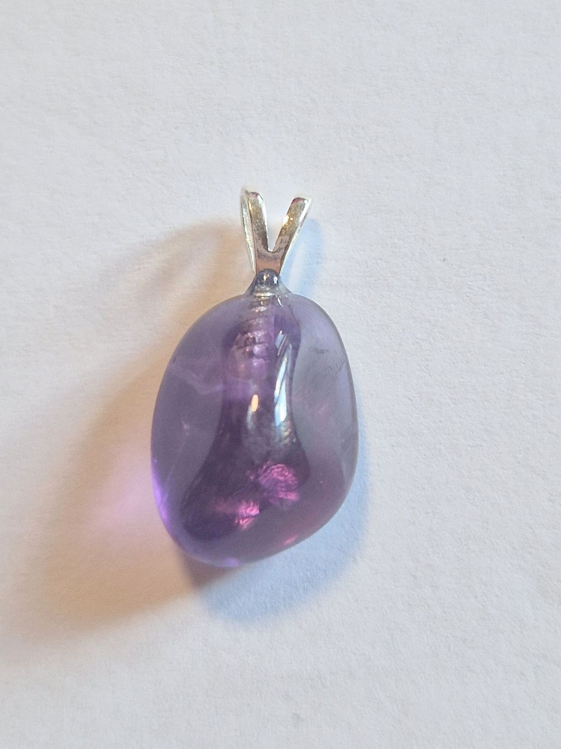 ​Amethyst mit Silberöse 925